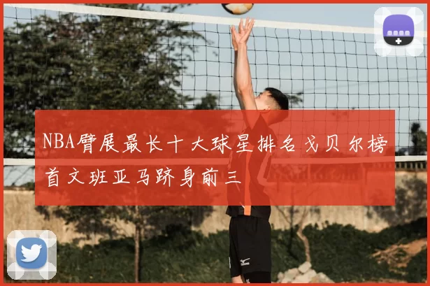 NBA臂展最长十大球星排名戈贝尔榜首文班亚马跻身前三